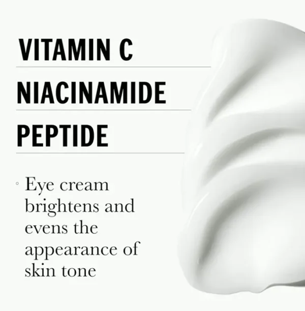 Label Vitamin C + Peptide Eye Cream, No Scent, 0.5 oz