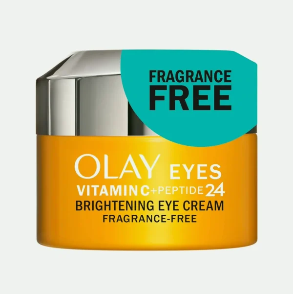 Label Vitamin C + Peptide Eye Cream, No Scent, 0.5 oz